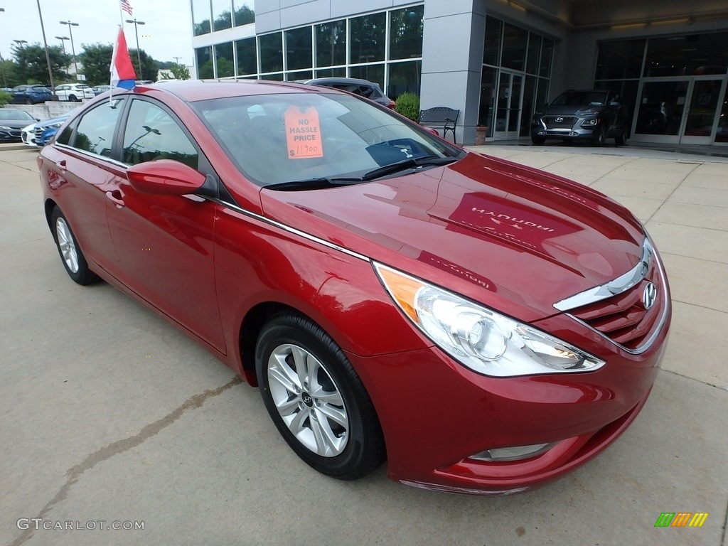 2013 Sonata GLS - Venetian Red Pearl / Camel photo #8
