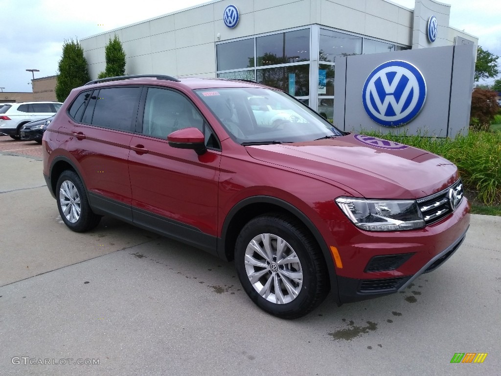 Cardinal Red Metallic 2018 Volkswagen Tiguan S Exterior Photo #128872480