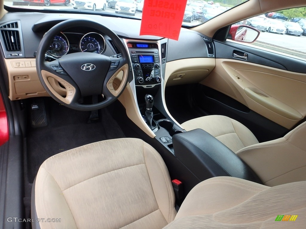 2013 Sonata GLS - Venetian Red Pearl / Camel photo #17