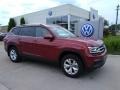 Fortana Red Metallic 2018 Volkswagen Atlas S 4Motion Exterior
