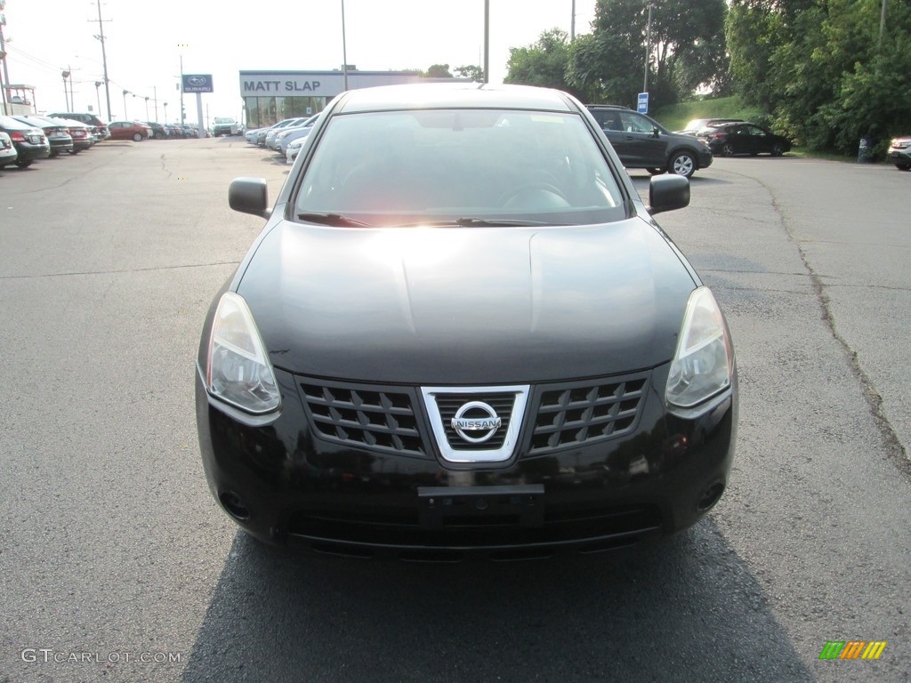 2010 Rogue S AWD - Wicked Black / Black photo #3