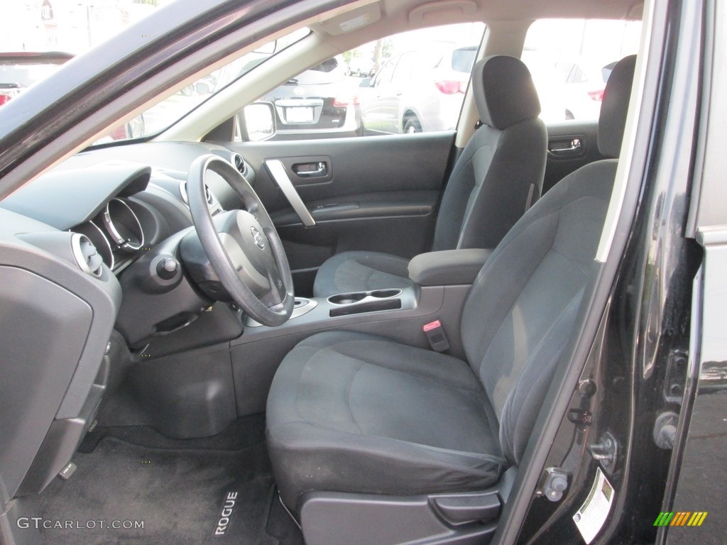 2010 Rogue S AWD - Wicked Black / Black photo #12