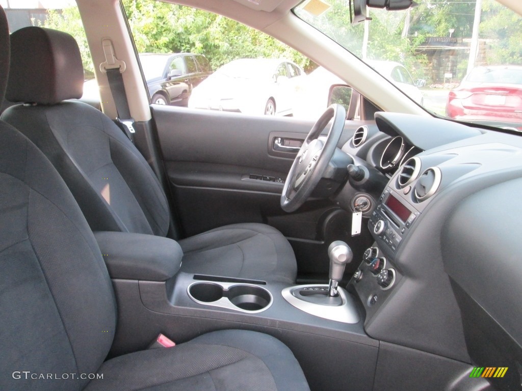 2010 Rogue S AWD - Wicked Black / Black photo #16