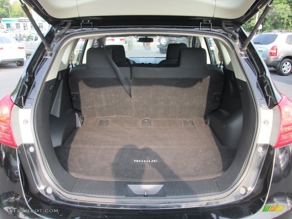 2010 Rogue S AWD - Wicked Black / Black photo #19