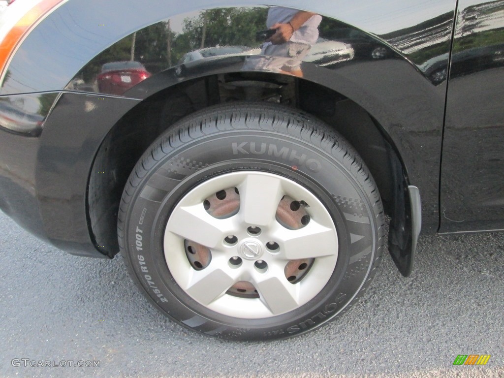 2010 Rogue S AWD - Wicked Black / Black photo #21
