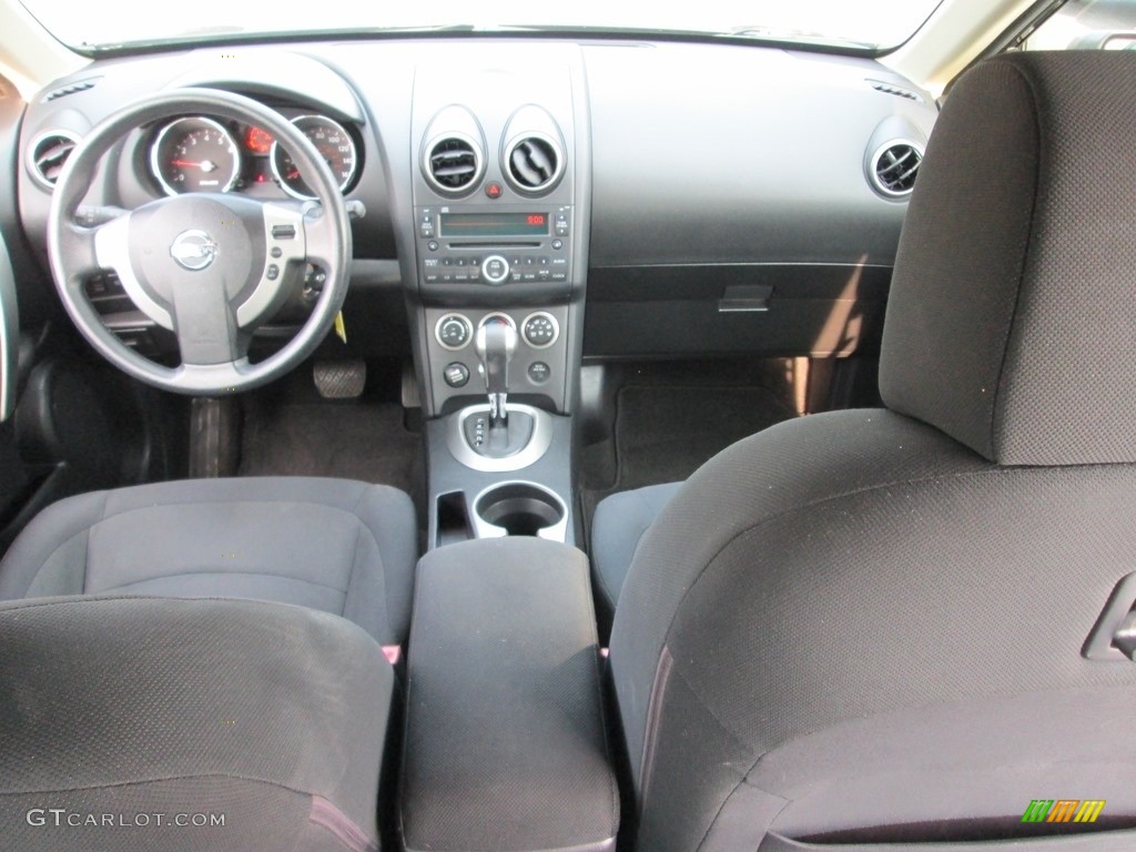 2010 Rogue S AWD - Wicked Black / Black photo #23