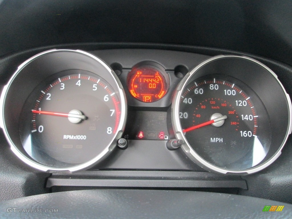 2010 Rogue S AWD - Wicked Black / Black photo #26