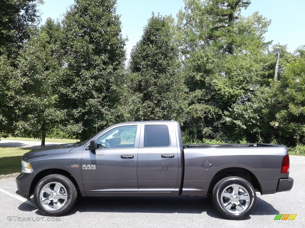 2018 1500 Express Quad Cab 4x4 - Granite Crystal Metallic / Black/Diesel Gray photo #1