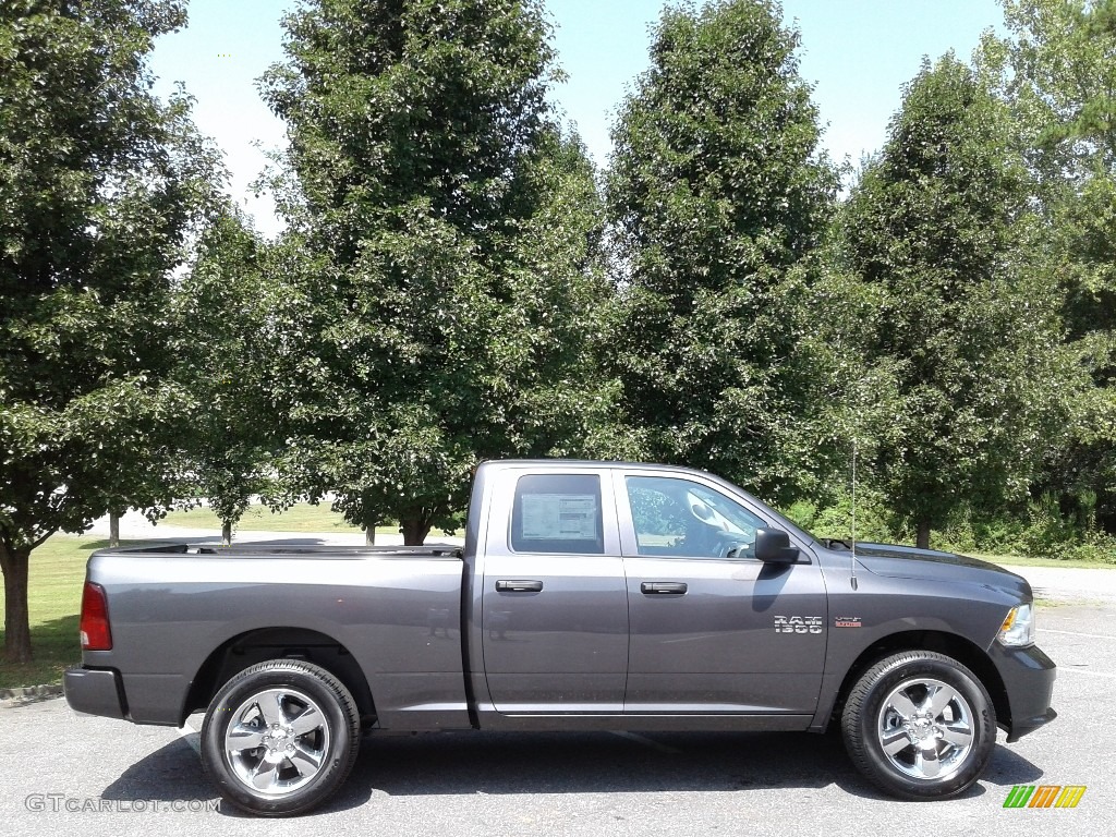 2018 1500 Express Quad Cab 4x4 - Granite Crystal Metallic / Black/Diesel Gray photo #5