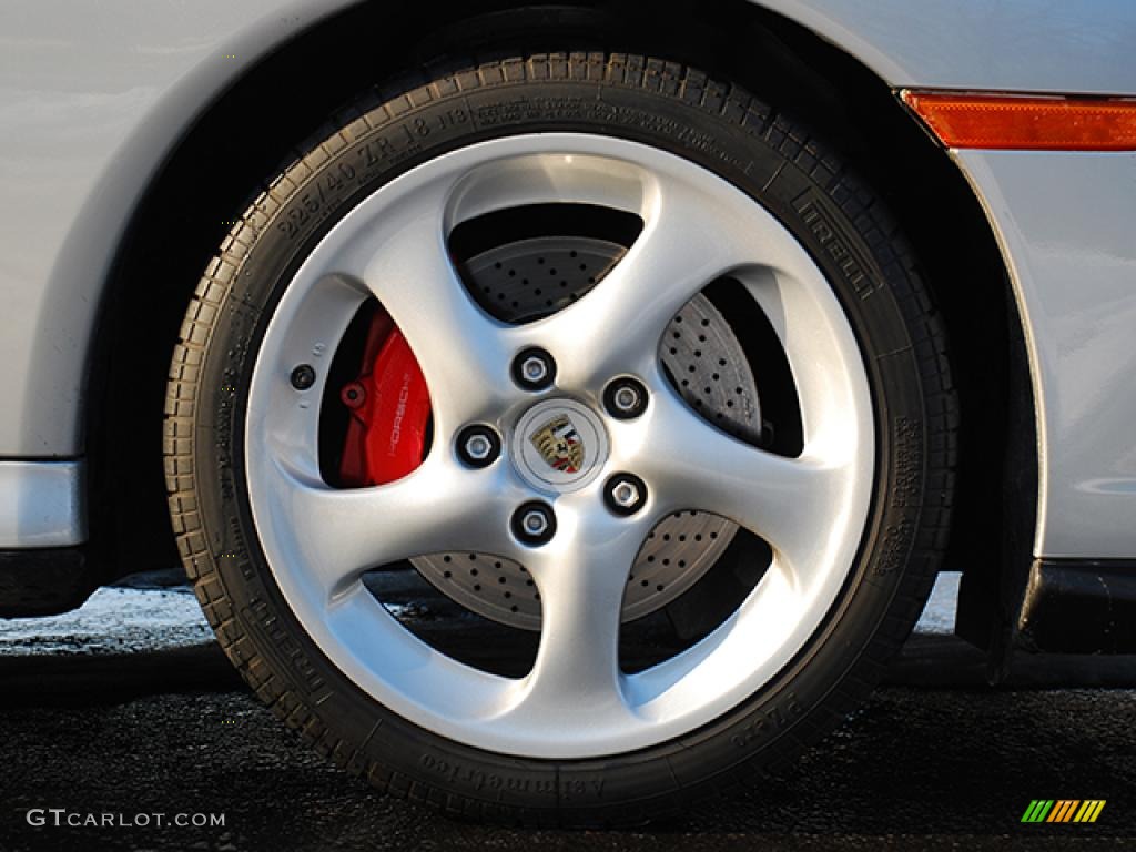 2003 911 Turbo Coupe - Arctic Silver Metallic / Black photo #23