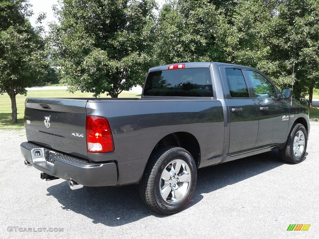 2018 1500 Express Quad Cab 4x4 - Granite Crystal Metallic / Black/Diesel Gray photo #6