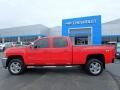 2011 Victory Red Chevrolet Silverado 2500HD LTZ Crew Cab 4x4  photo #3