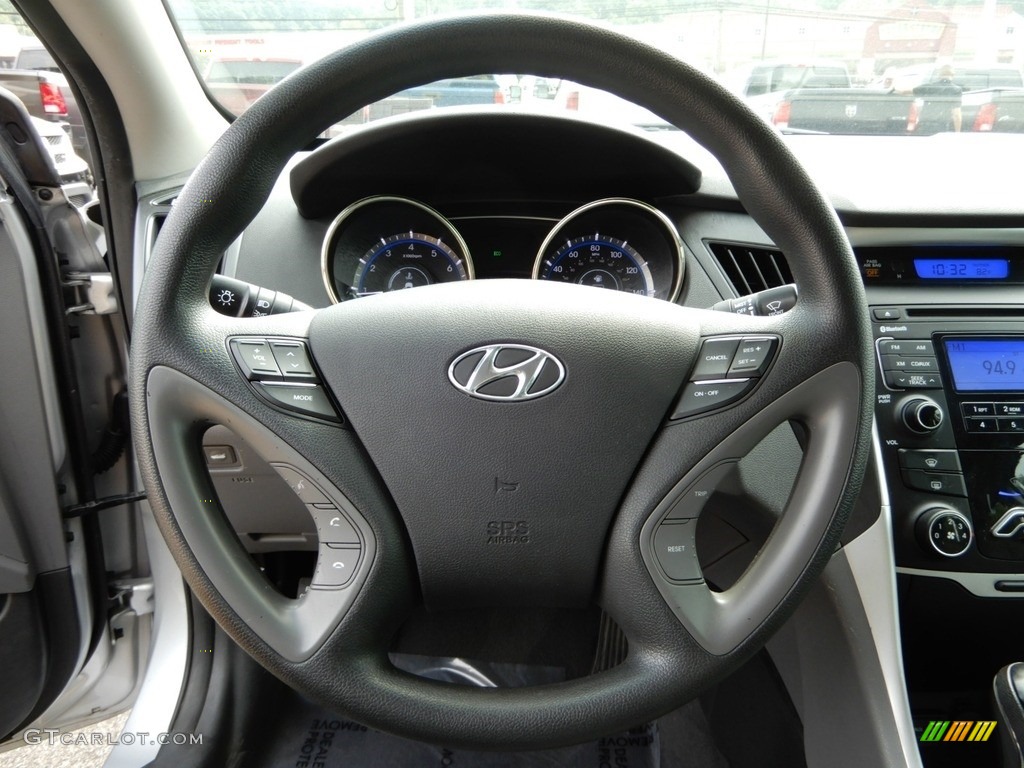 2011 Sonata GLS - Radiant Silver / Gray photo #18