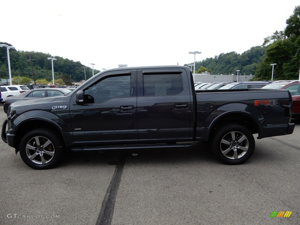 2017 F150 XLT SuperCrew 4x4 - Lithium Gray / Black photo #2