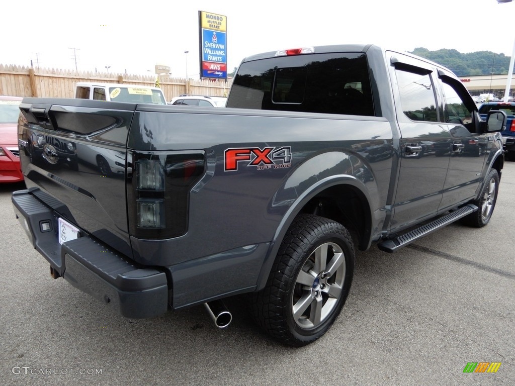 2017 F150 XLT SuperCrew 4x4 - Lithium Gray / Black photo #5