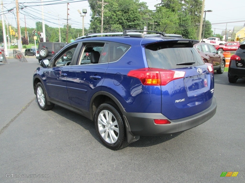 2015 RAV4 Limited AWD - Blue Crush Metallic / Black photo #8