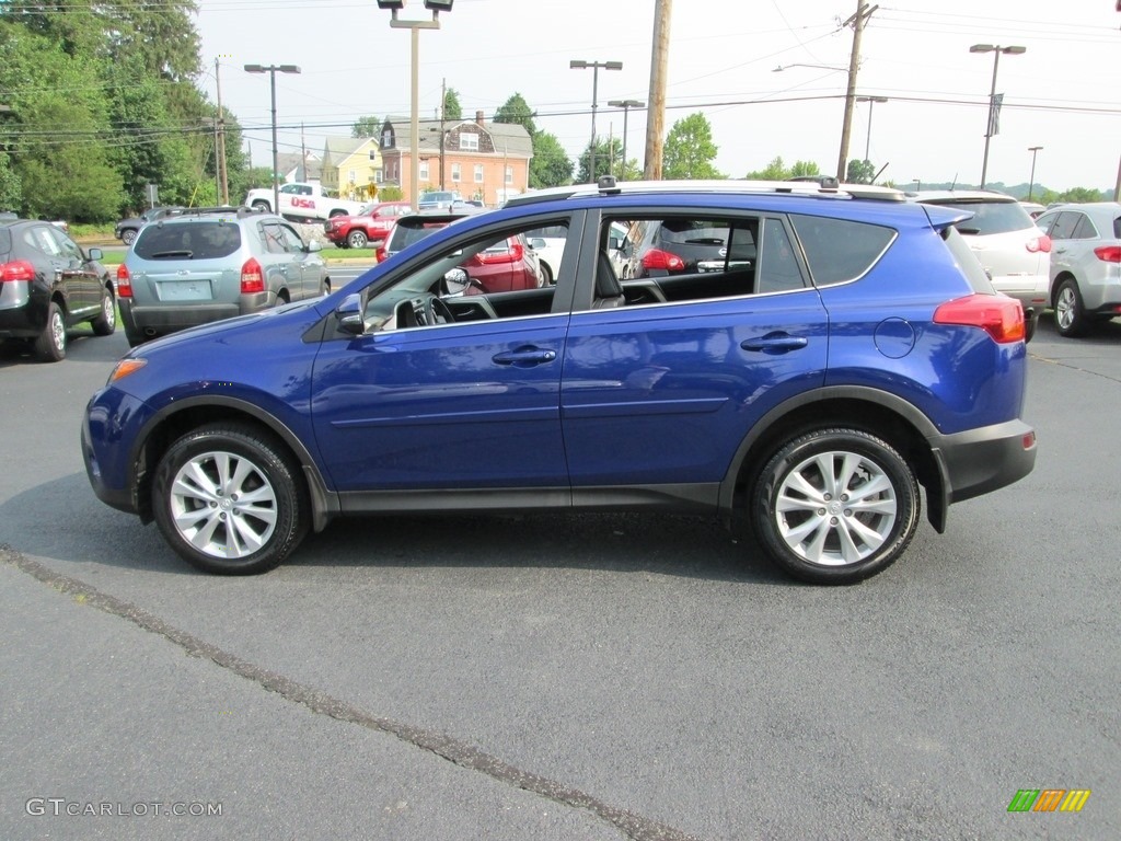 2015 RAV4 Limited AWD - Blue Crush Metallic / Black photo #9