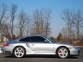 2003 Arctic Silver Metallic Porsche 911 Turbo Coupe  photo #27