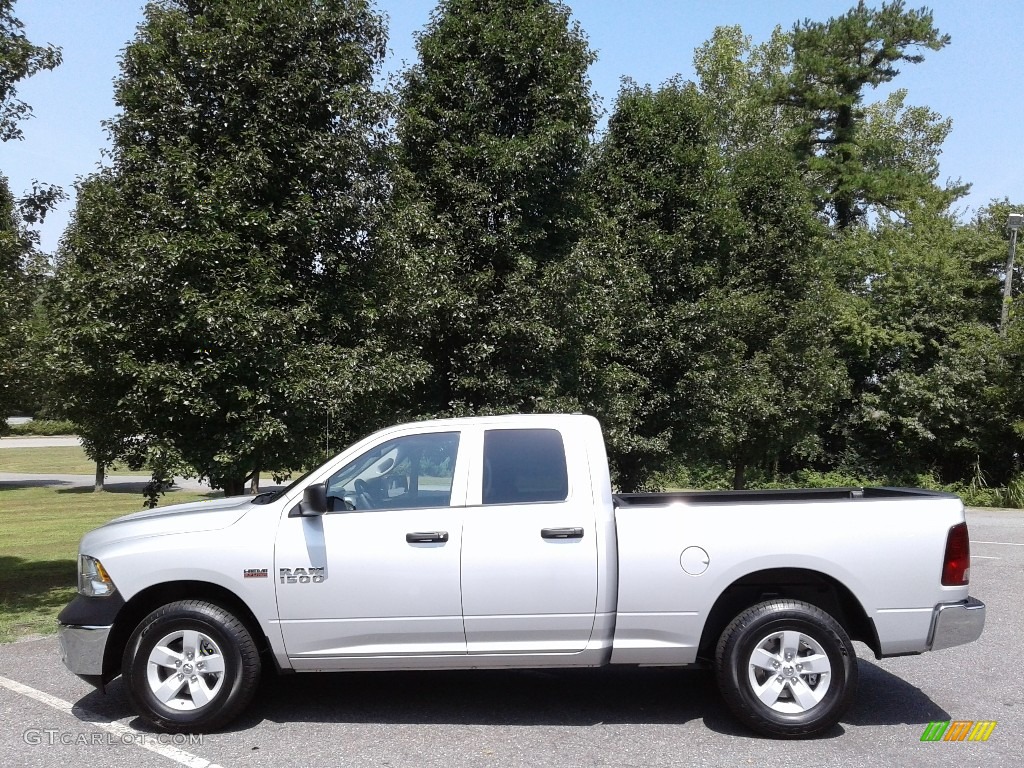 2018 1500 Tradesman Quad Cab - Bright Silver Metallic / Black/Diesel Gray photo #1