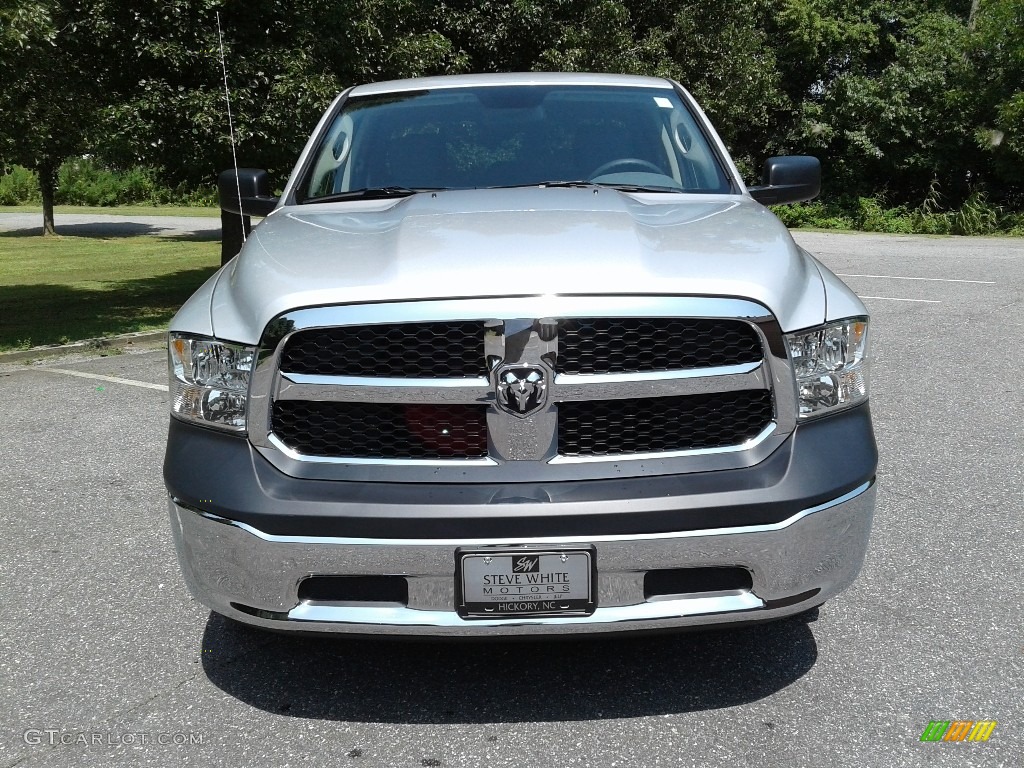 2018 1500 Tradesman Quad Cab - Bright Silver Metallic / Black/Diesel Gray photo #3