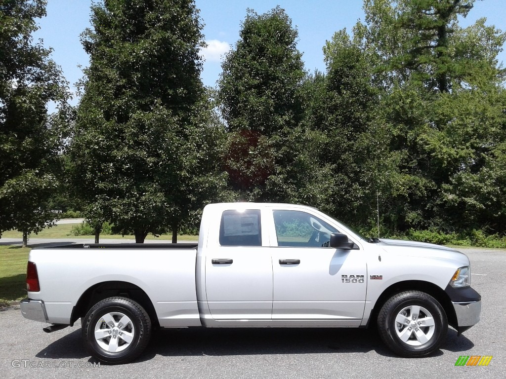 2018 1500 Tradesman Quad Cab - Bright Silver Metallic / Black/Diesel Gray photo #5