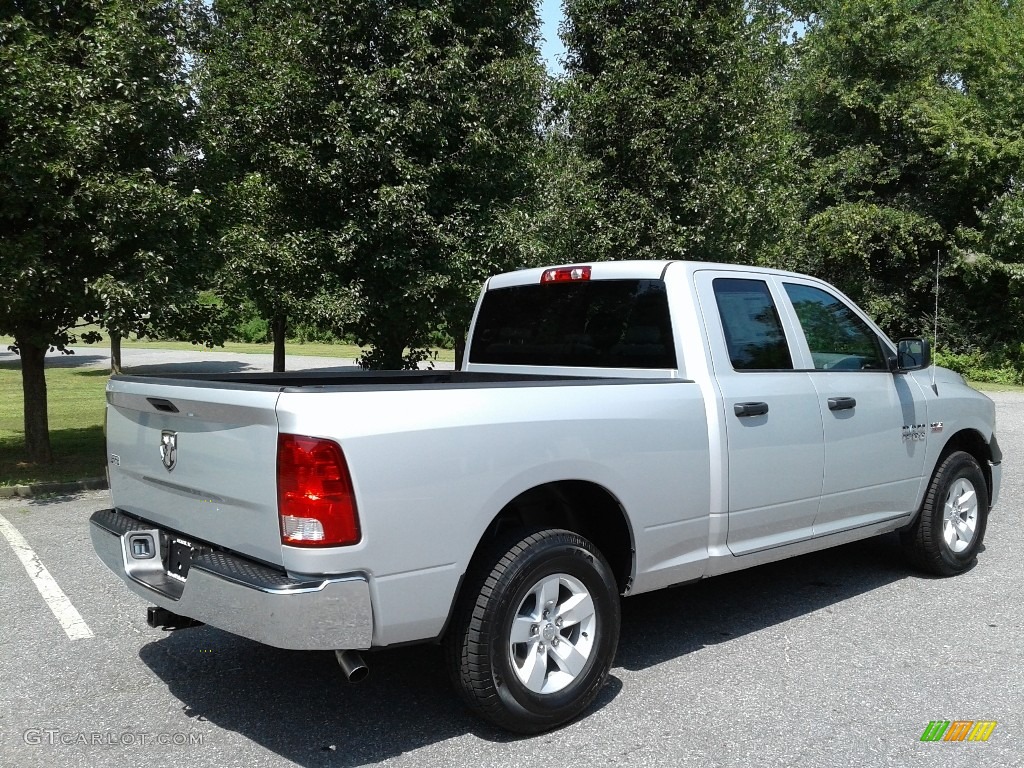 2018 1500 Tradesman Quad Cab - Bright Silver Metallic / Black/Diesel Gray photo #6