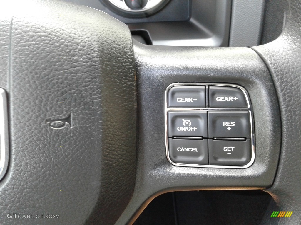 2018 1500 Tradesman Quad Cab - Bright Silver Metallic / Black/Diesel Gray photo #16