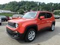 2018 Omaha Orange Jeep Renegade Latitude 4x4  photo #1