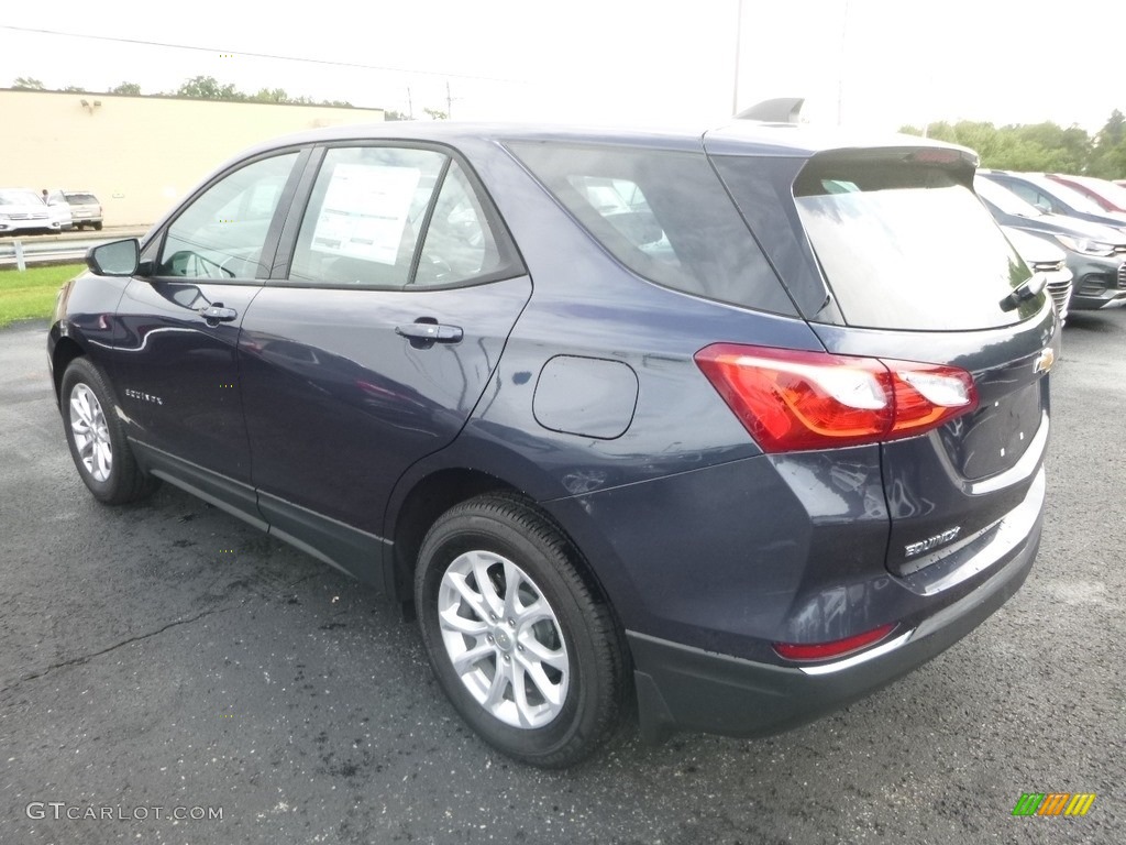 2018 Equinox LS AWD - Storm Blue Metallic / Medium Ash Gray photo #3