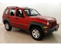 2007 Inferno Red Crystal Pearl Jeep Liberty Sport 4x4 #128866952