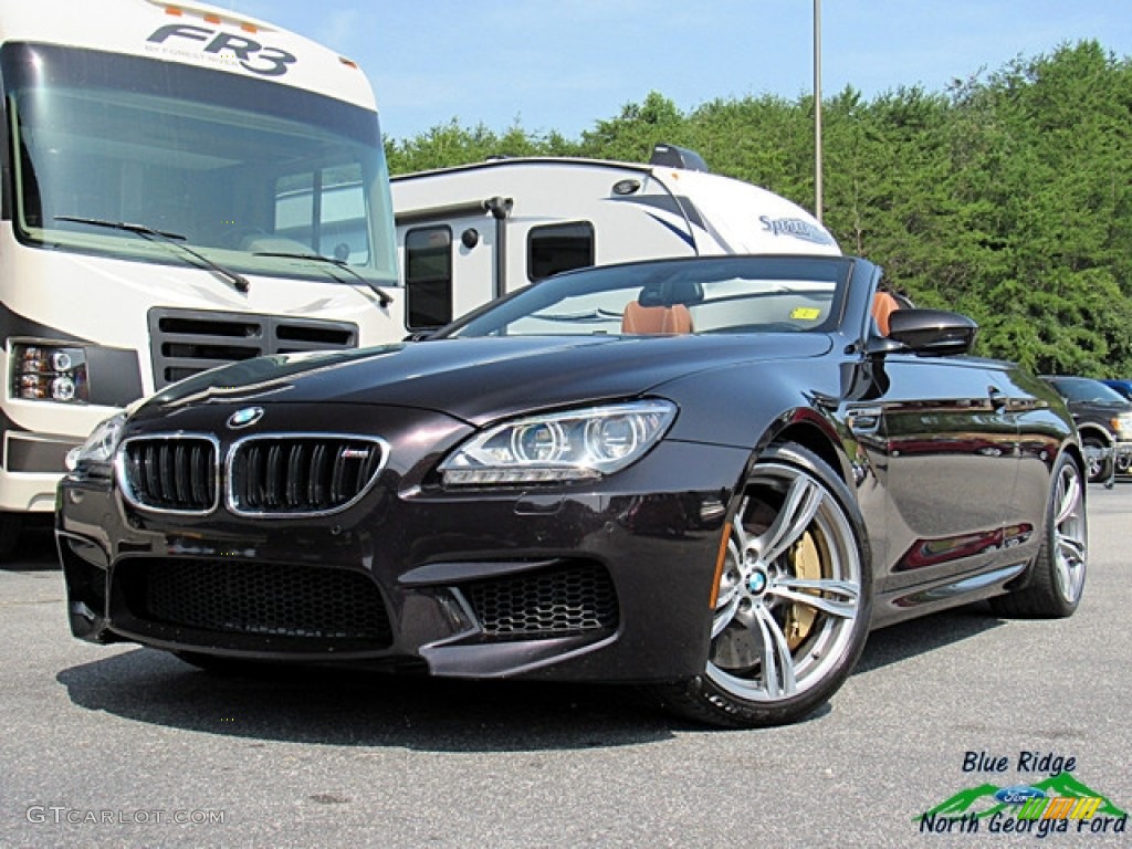 2014 M6 Convertible - BMW Individual Ruby Black Metallic / BMW Individual Amaro Brown photo #1