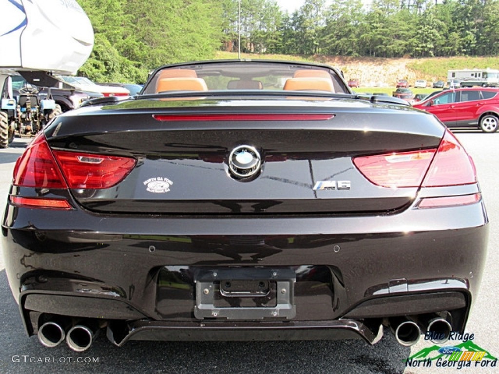 2014 M6 Convertible - BMW Individual Ruby Black Metallic / BMW Individual Amaro Brown photo #4