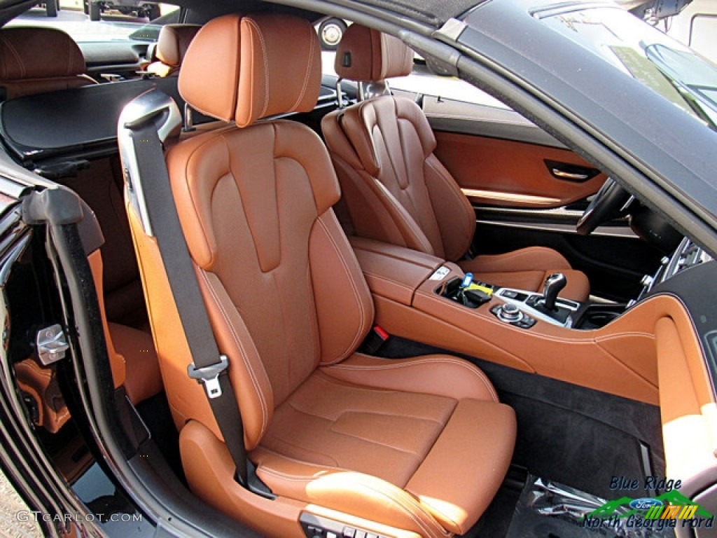 2014 M6 Convertible - BMW Individual Ruby Black Metallic / BMW Individual Amaro Brown photo #12