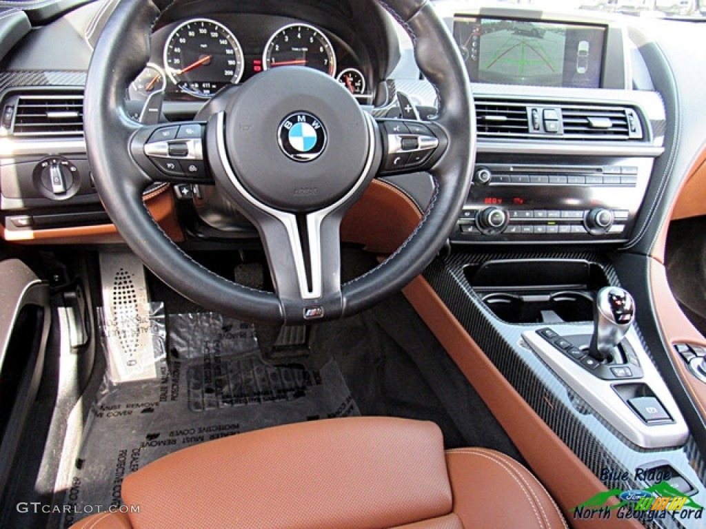 2014 M6 Convertible - BMW Individual Ruby Black Metallic / BMW Individual Amaro Brown photo #14