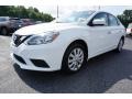 2017 Fresh Powder White Nissan Sentra S  photo #3