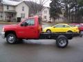 2009 Victory Red Chevrolet Silverado 3500HD Work Truck Regular Cab 4x4 Chassis  photo #5
