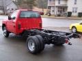 2009 Victory Red Chevrolet Silverado 3500HD Work Truck Regular Cab 4x4 Chassis  photo #6