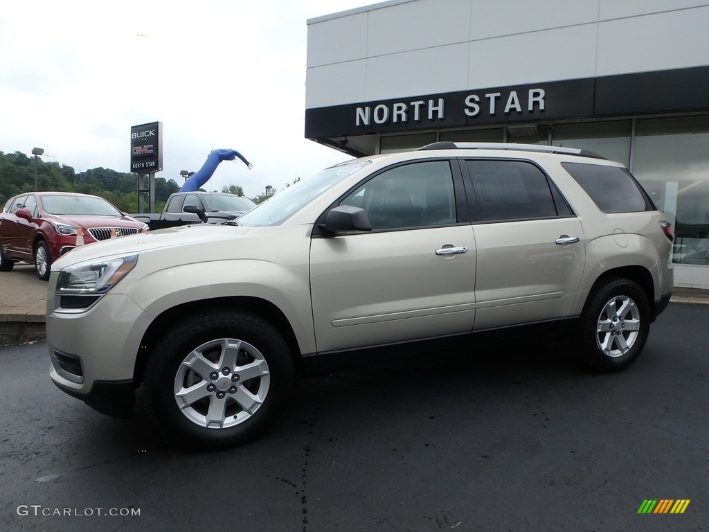 2015 Acadia SLE AWD - Champagne Silver Metallic / Ebony photo #1