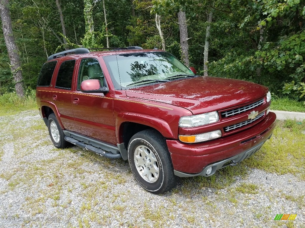 2003 Tahoe Z71 4x4 - Redfire Metallic / Tan/Neutral photo #3