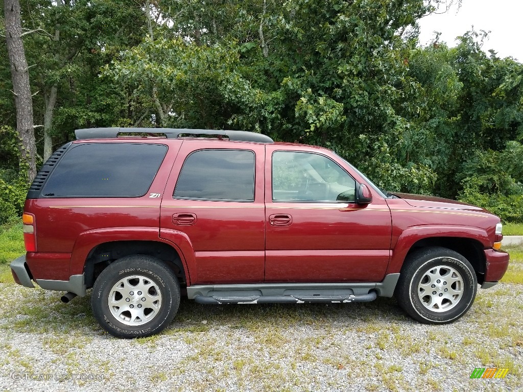 2003 Tahoe Z71 4x4 - Redfire Metallic / Tan/Neutral photo #4