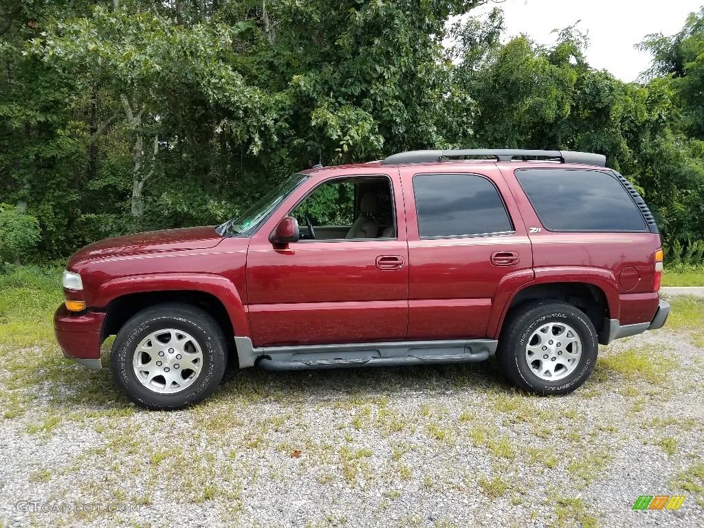 2003 Tahoe Z71 4x4 - Redfire Metallic / Tan/Neutral photo #5
