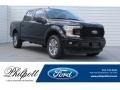 2018 Shadow Black Ford F150 STX SuperCrew 4x4  photo #1