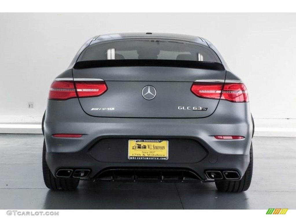 2018 GLC AMG 63 S 4Matic Coupe - designo Selenite Grey Magno (Matte) / Black photo #3
