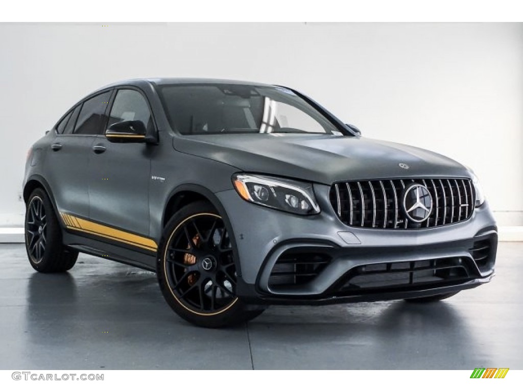 designo Selenite Grey Magno (Matte) 2018 Mercedes-Benz GLC AMG 63 S 4Matic Coupe Exterior Photo #128894212