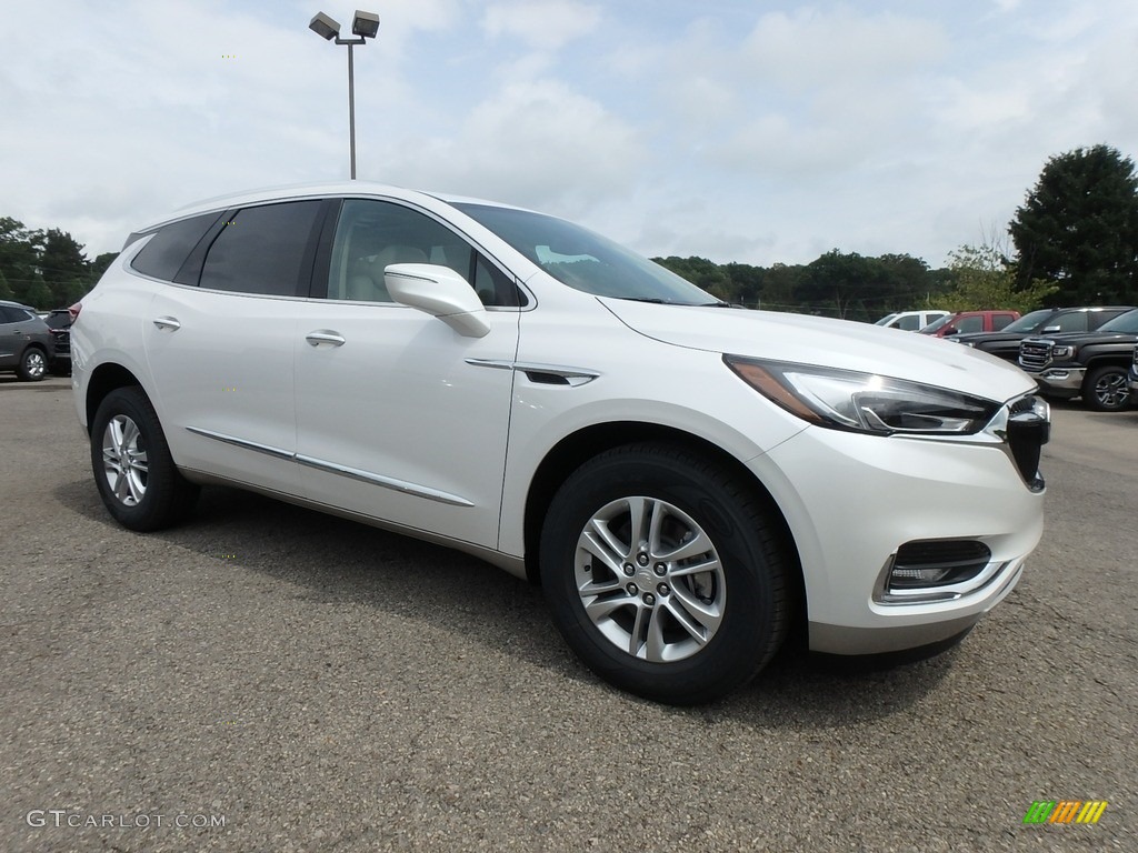 2019 Enclave Essence AWD - White Frost Tricoat / Shale/Ebony Accents photo #3