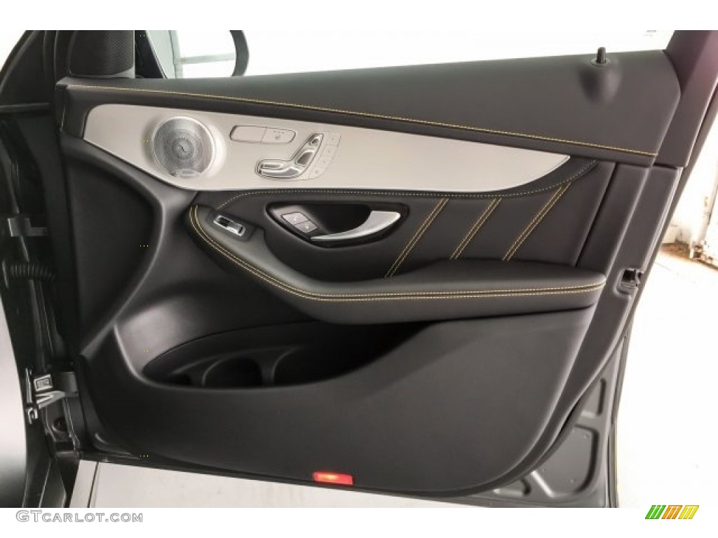 2018 Mercedes-Benz GLC AMG 63 S 4Matic Coupe Black Door Panel Photo #128894497