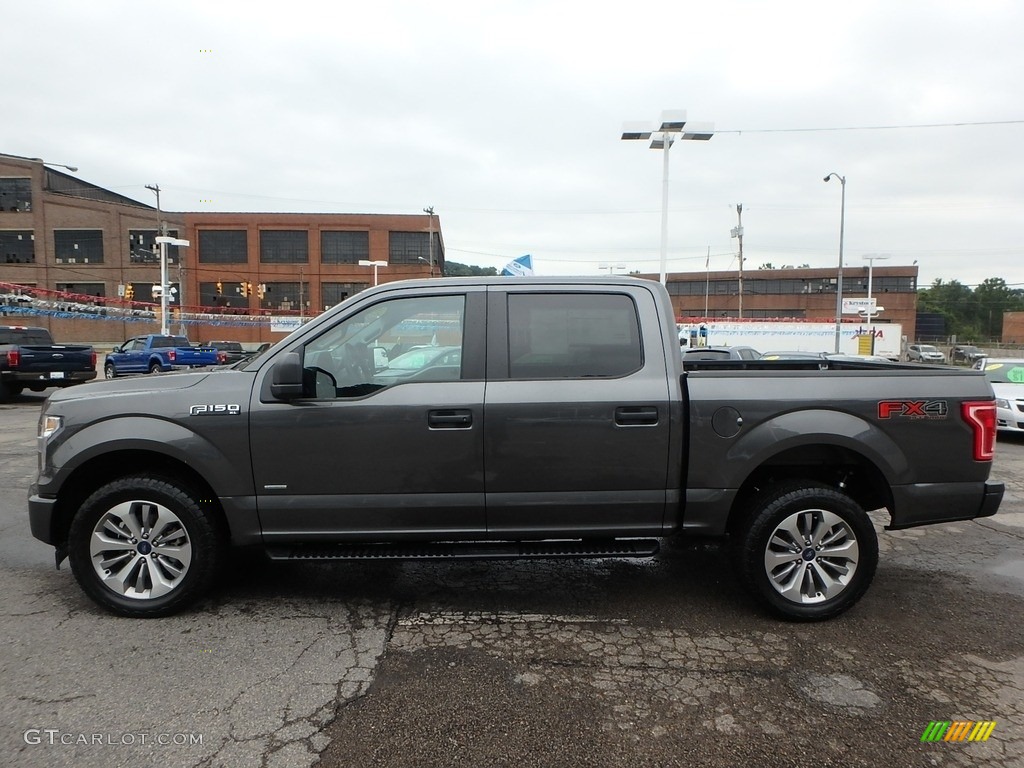 2017 F150 XL SuperCrew 4x4 - Magnetic / Earth Gray photo #5