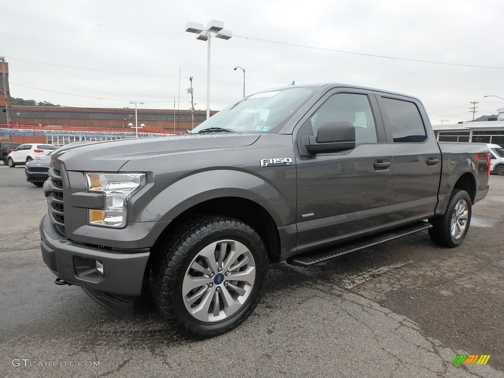 2017 F150 XL SuperCrew 4x4 - Magnetic / Earth Gray photo #6