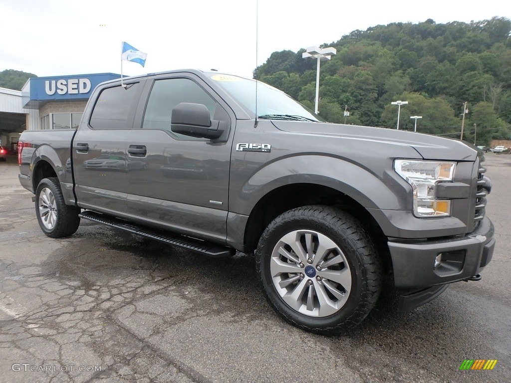 2017 F150 XL SuperCrew 4x4 - Magnetic / Earth Gray photo #8