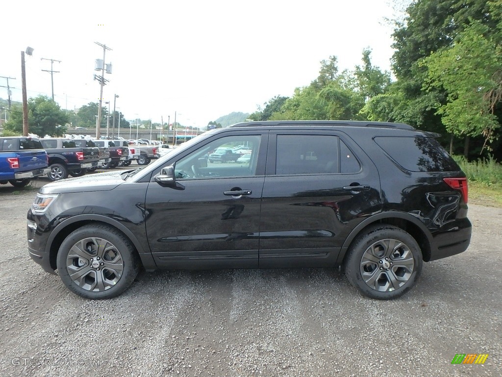 2018 Explorer Platinum 4WD - Shadow Black / Ebony Black photo #5